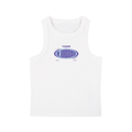 Snow Washed Tank Top with Purple Femme Queen Graphic