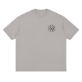 Streetwear Loose Drop Shoulder T-Shirt with Masc Sphere Graphic