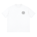 Streetwear Loose Drop Shoulder T-Shirt with Masc Sphere Graphic