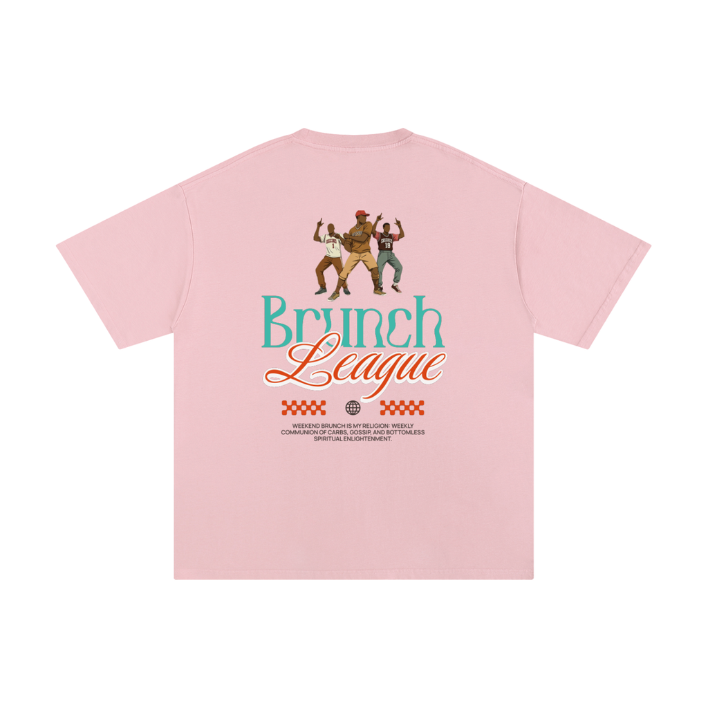 Unisex Pure Cotton T-Shirt with Brunch League Graphic