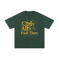 Unisex Pure Cotton T-Shirt with Ctrl Alt Graphic