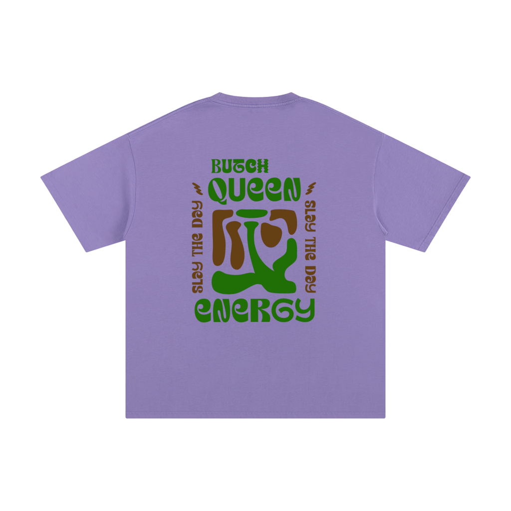 Unisex Pure Cotton T-Shirt with Green BQ Energy Graphic