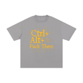 Unisex Pure Cotton T-Shirt with Ctrl Alt Graphic