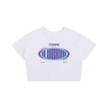 Baby Tee Seamless T-Shirt with Purple Femme Queen Graphic