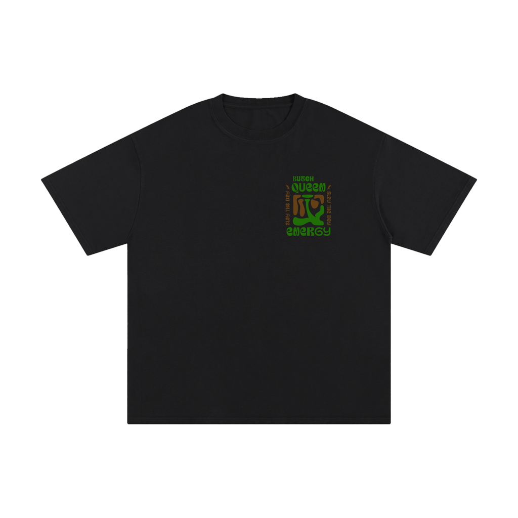 Unisex Pure Cotton T-Shirt with Green BQ Energy Graphic