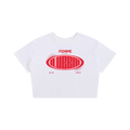 Baby Tee Seamless T-Shirt with Red Femme Queen Graphic