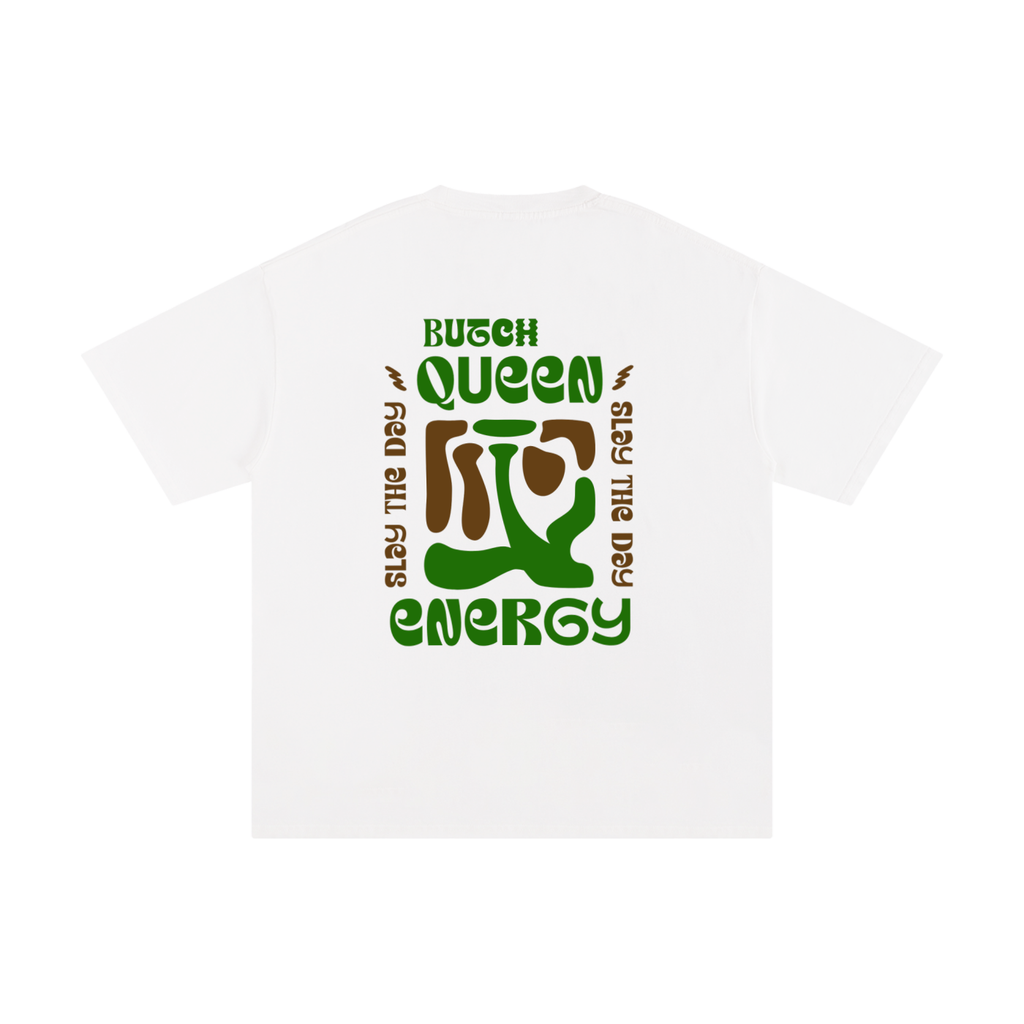 Unisex Pure Cotton T-Shirt with Green BQ Energy Graphic