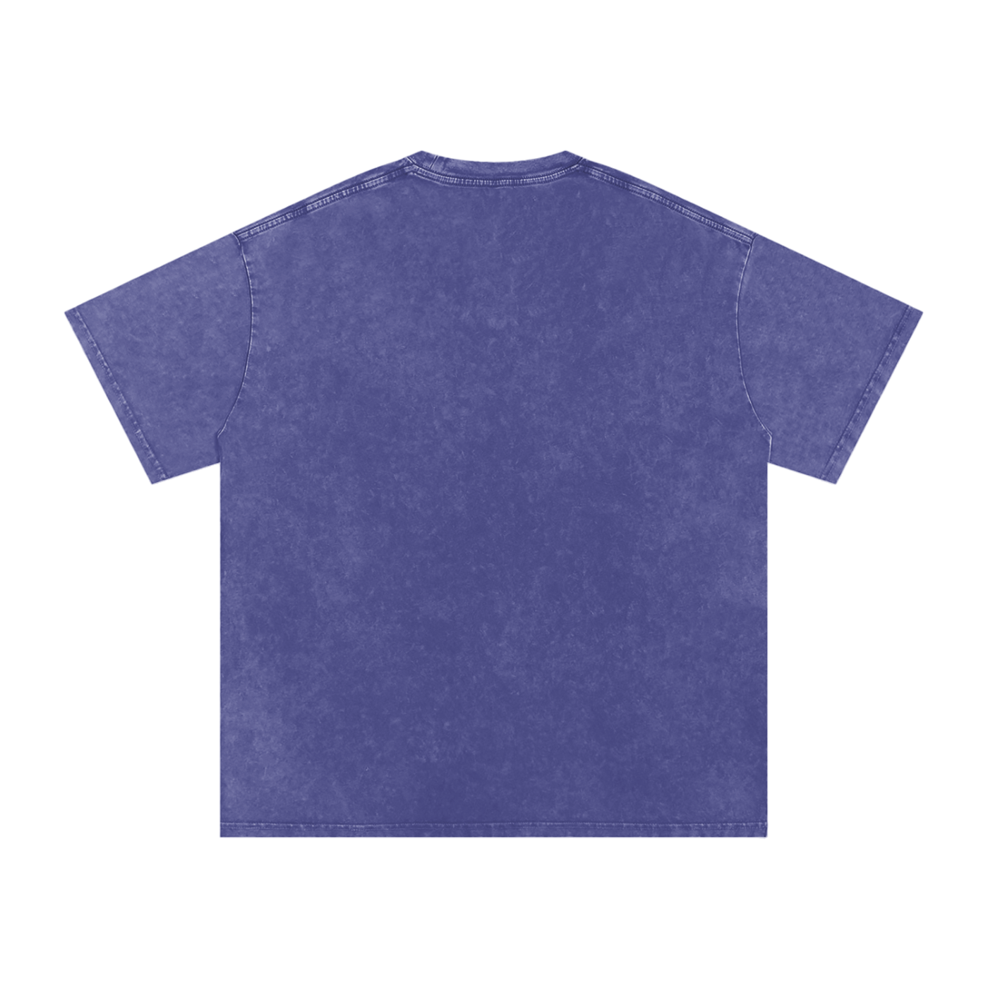 Snow Washed Oversized Cotton T-Shirt with BQ Couture Graphic