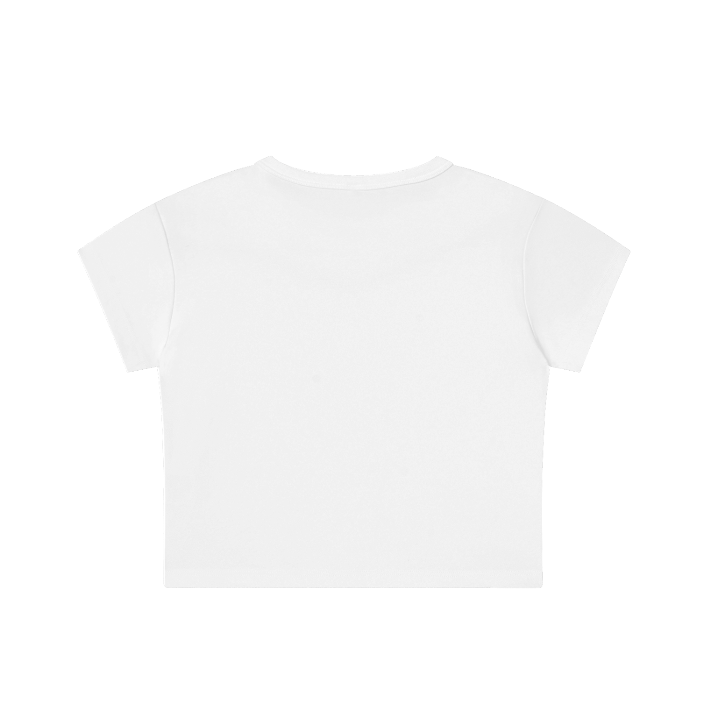 Snow Washed Crop Top with Red Femme Queen Graphic