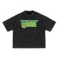 Textured Waffle Washed Boxy T-Shirt