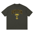 Streetwear Loose Drop Shoulder T-Shirt with Butch 2026 Graphic