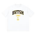 Streetwear Loose Drop Shoulder T-Shirt with Butch 2026 Graphic