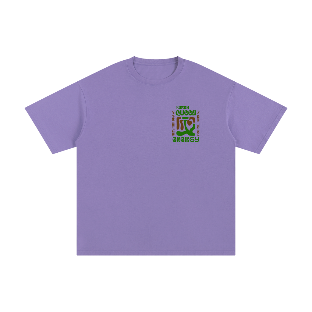 Unisex Pure Cotton T-Shirt with Green BQ Energy Graphic