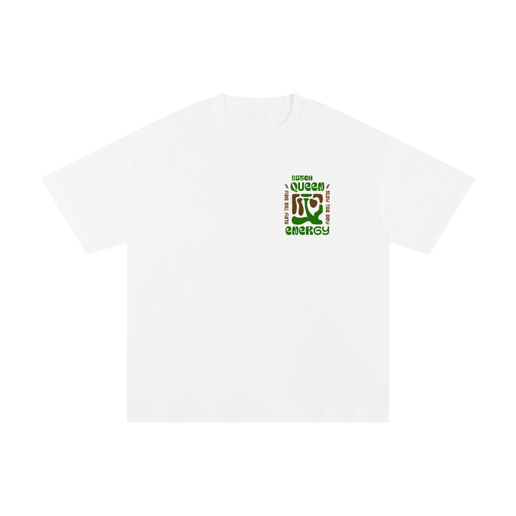 Unisex Pure Cotton T-Shirt with Green BQ Energy Graphic